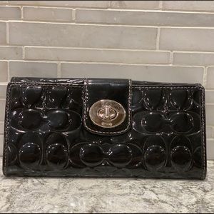 Never Used Coach Patent Leather Wallet